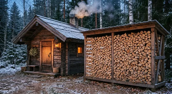 Укладка дров в Уфе, проезд Тепличная, 37